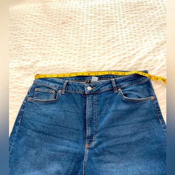 sz 16 H&M turned up mom's jeans NWT very trendy this Fall - Picture 13 of 13